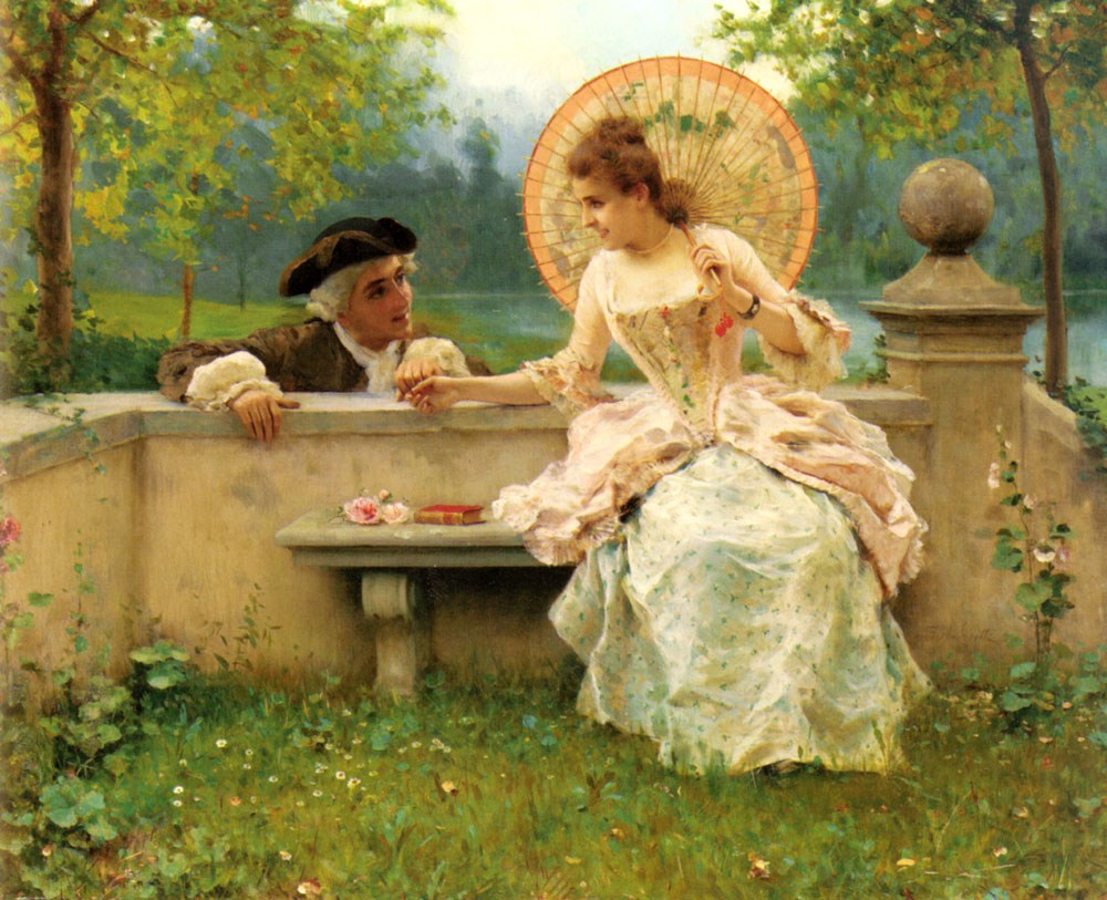 Federico Andreotti A Tender Moment in the Garden